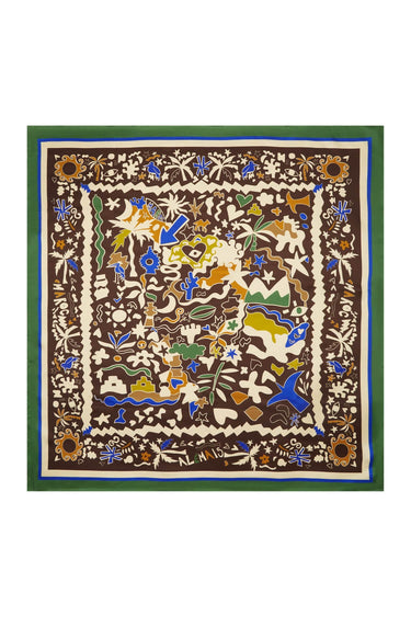 Maroc Silk Scarf-Accessories-Alemais-Debs Boutique